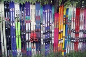 Sun Valley Idaho Ski Fence