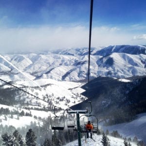 Sun Valley Idaho Dollar Mountain Chair Lift