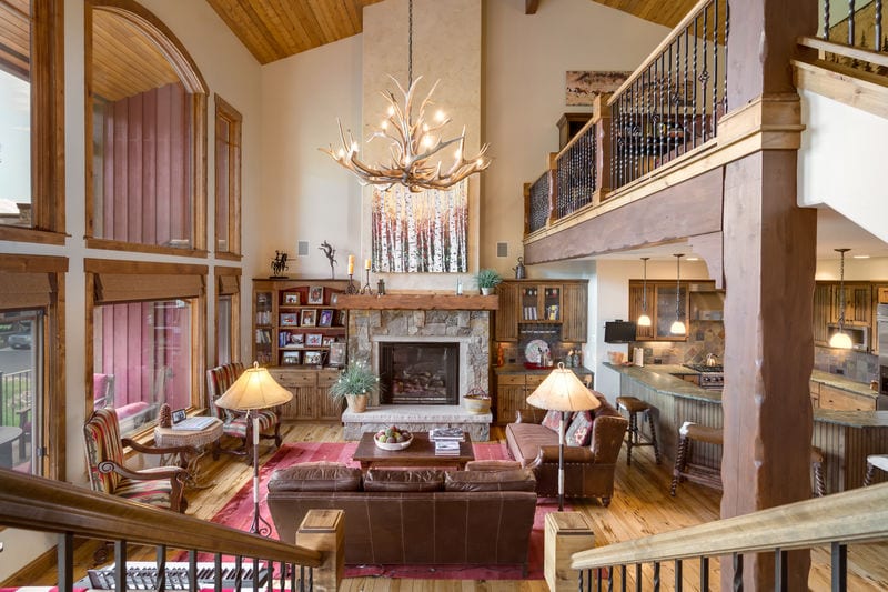 Torian Plum Resort Vacation Rental Living Room Loft