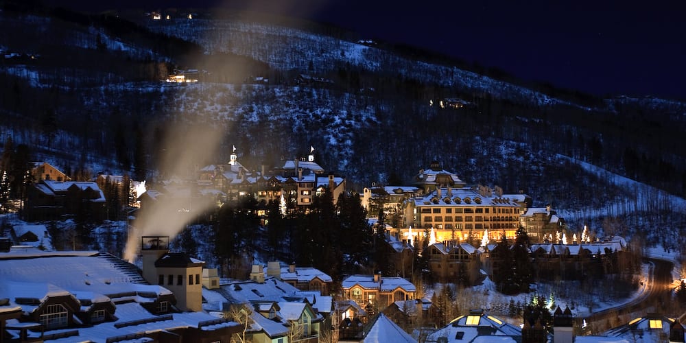 Beaver Creek Village Colorado Winter