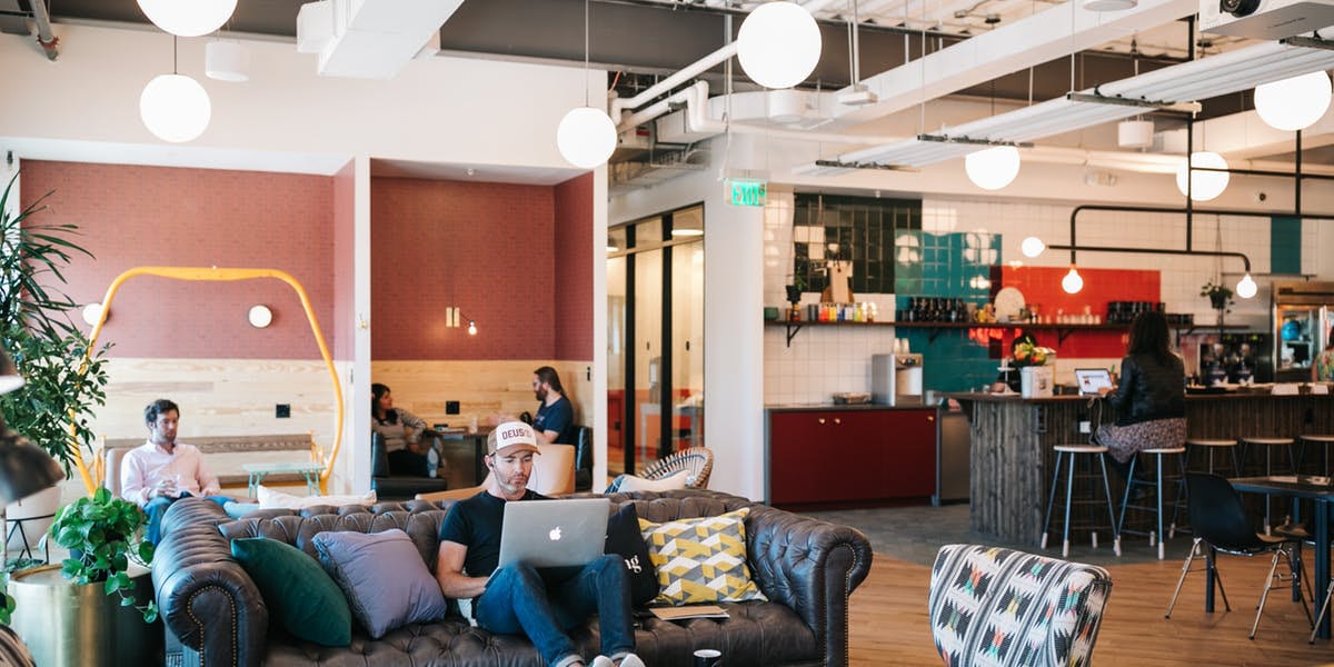 Coworking WeWork Denver LoHi Common Area