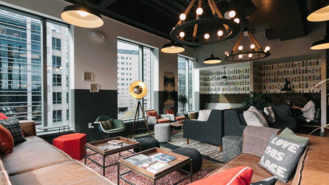 Coworking WeWork Denver Union Station Common Area