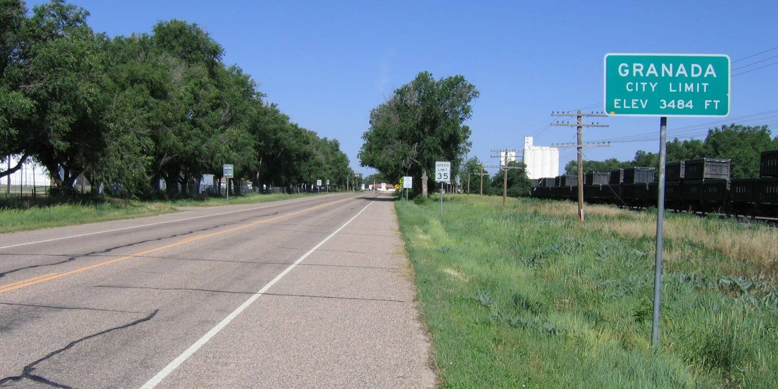 Granada CO City Limit Sign