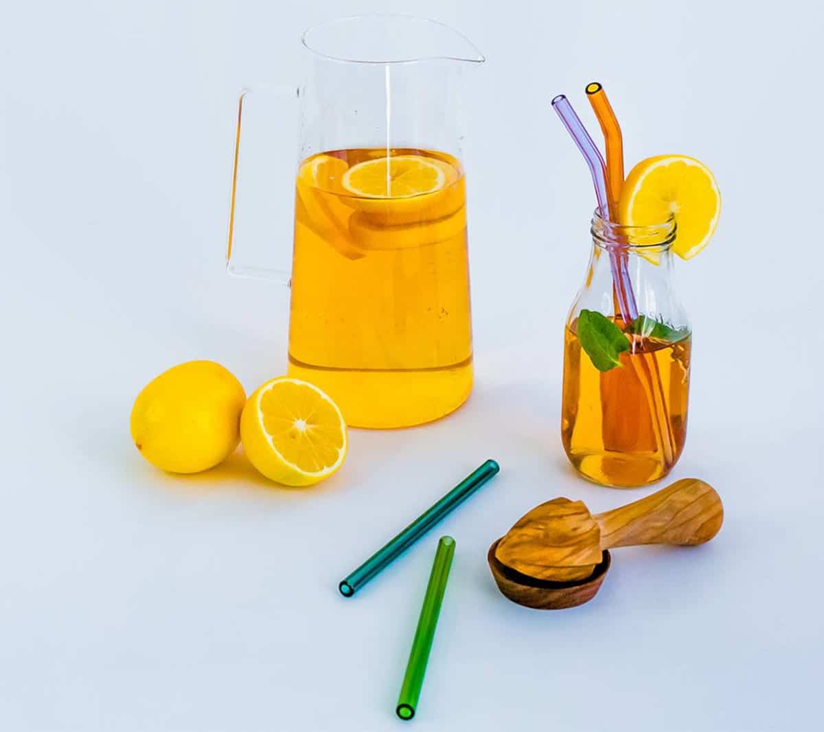 Hummingbird Glass Straws