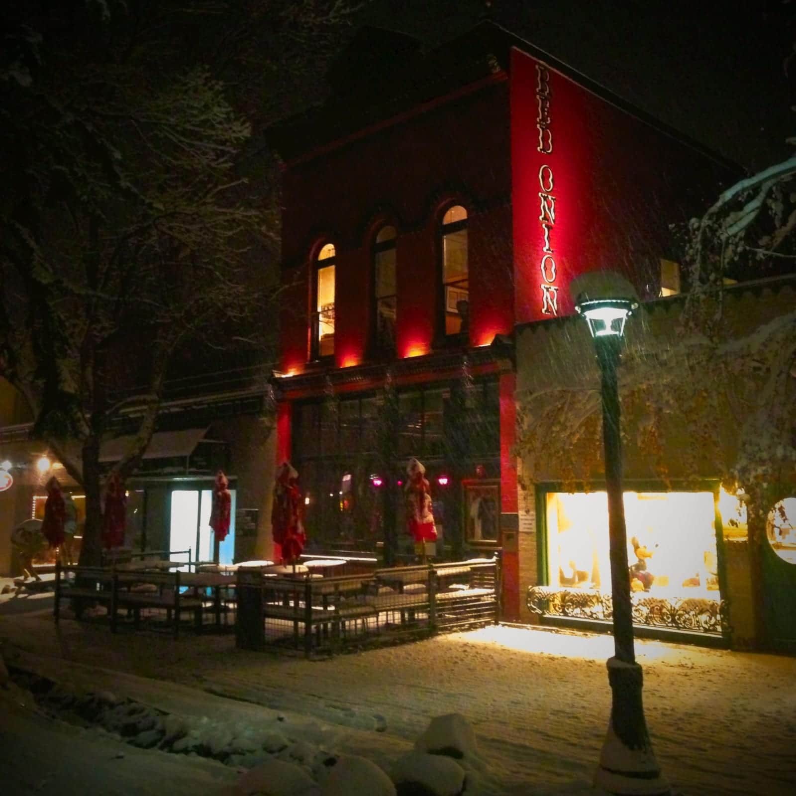 Red Onion Aspen CO Winter Snow