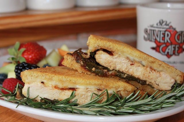 Silver Grill Cafe Fort Collins Chicken Panini Sandwich Lunch