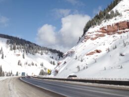 Colorado Winter Road Trip Highway Snow