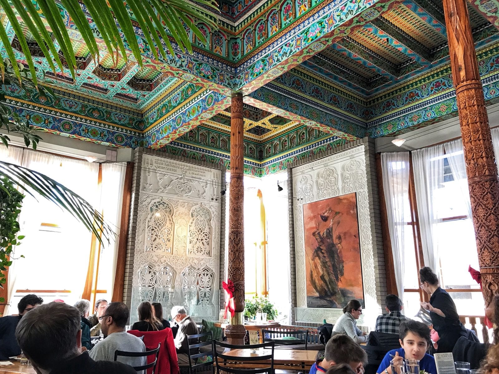 image of dining inside Boulder Dushanbe Teahouse