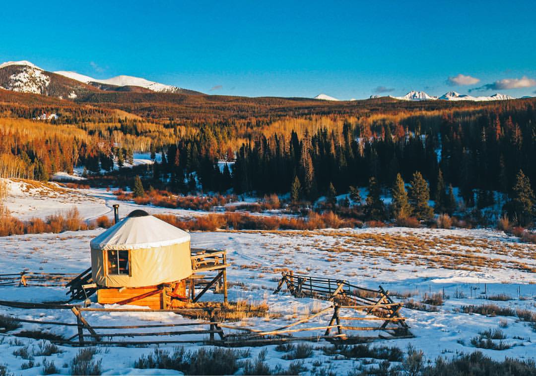 image of yurt in State Forest State Park