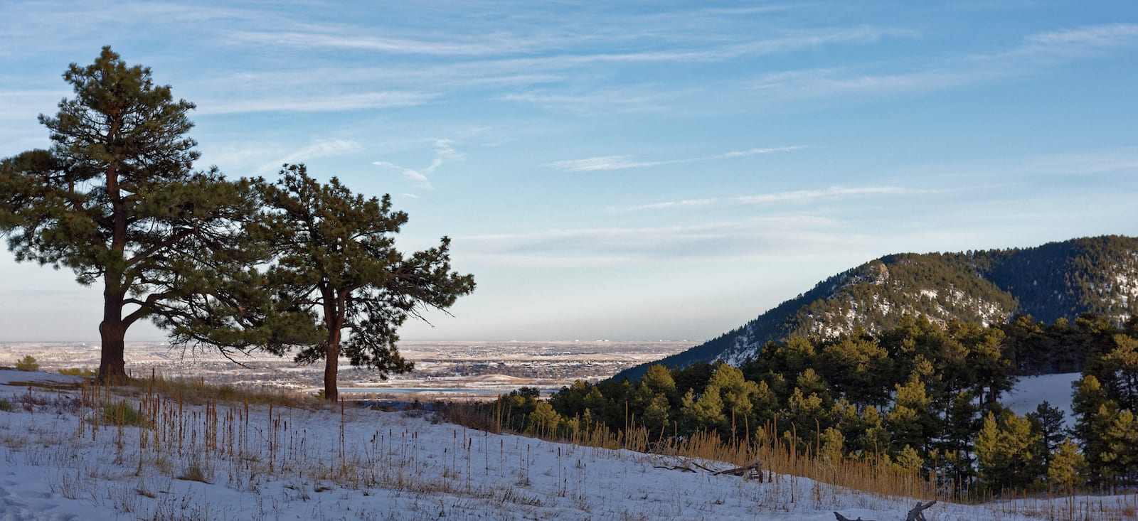 Betasso Preserve Snowshoeing Trail Colorado