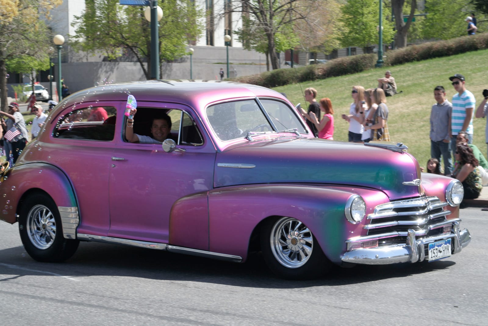 Cindo de Mayo Festival Parade Pink Low Rider