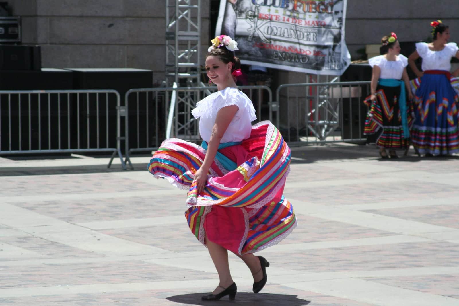 Cindo de Mayo Festival Parade Woman Dancer