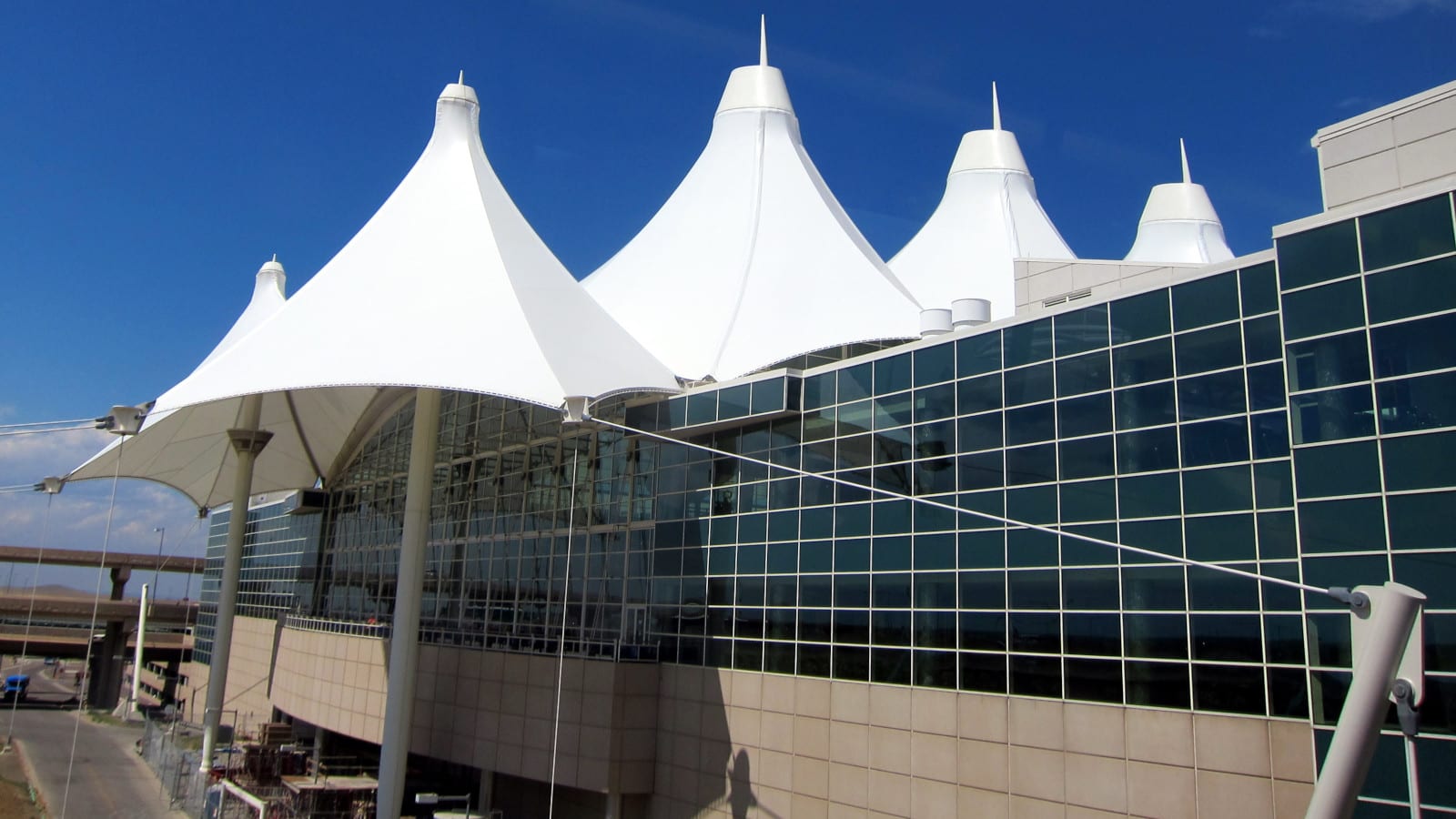 Colorado Without Car Denver International Airport Mountain Top Roof