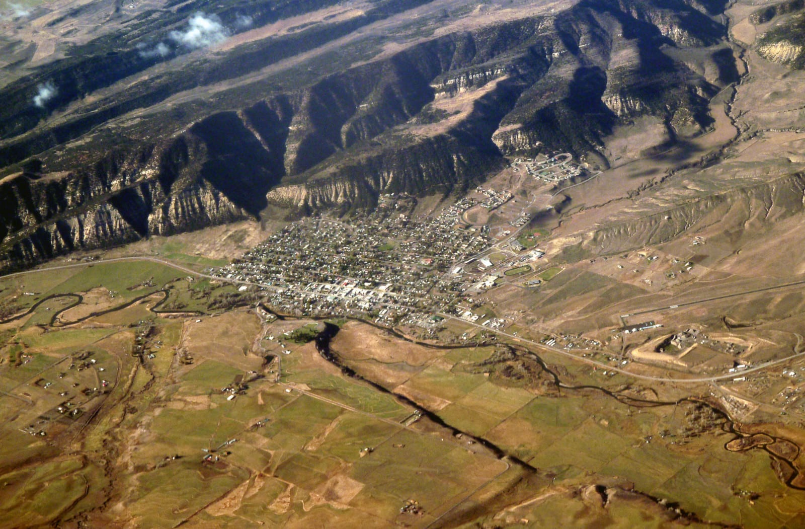 Meeker Colorado Aerial View