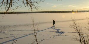 Winter Seasonal Affective Disorder Cherry Creek Lake Hiker