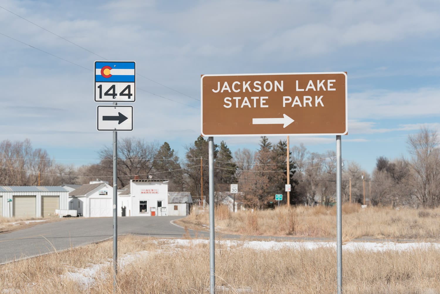 image of sign for Jackson Lake State park