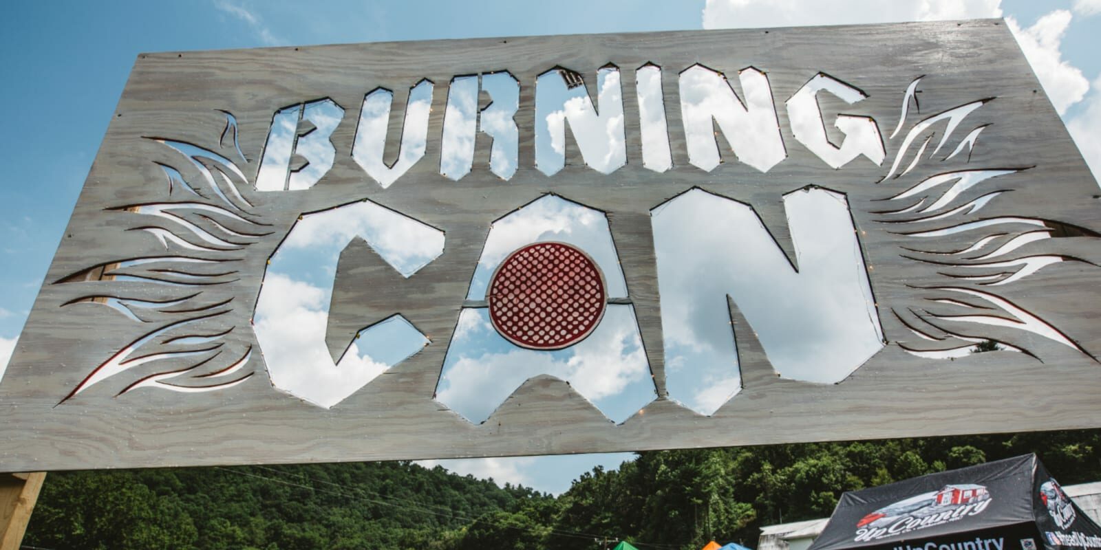 Burning Can Festival Lyons CO Sign