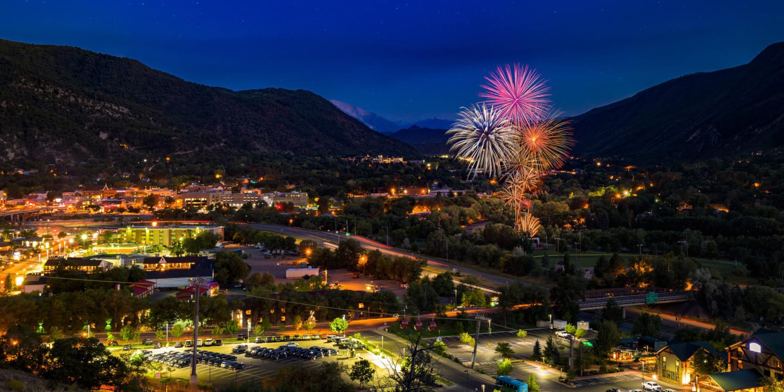 Strawberry Days Festival Fireworks Glenwood Springs CO