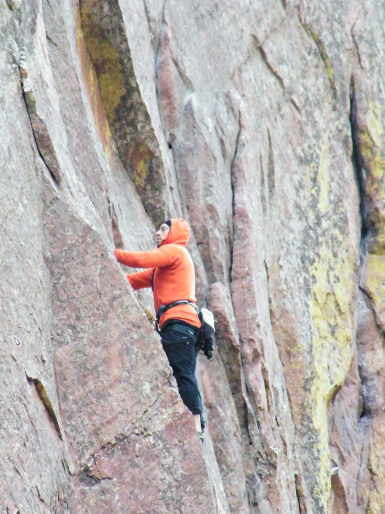 image of rock climbing in Eldorado State Park