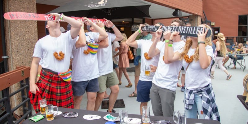 Breckenridge Summer Beer Festival Shot Ski