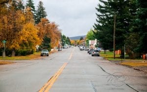 Meeker CO Downtown Autumn