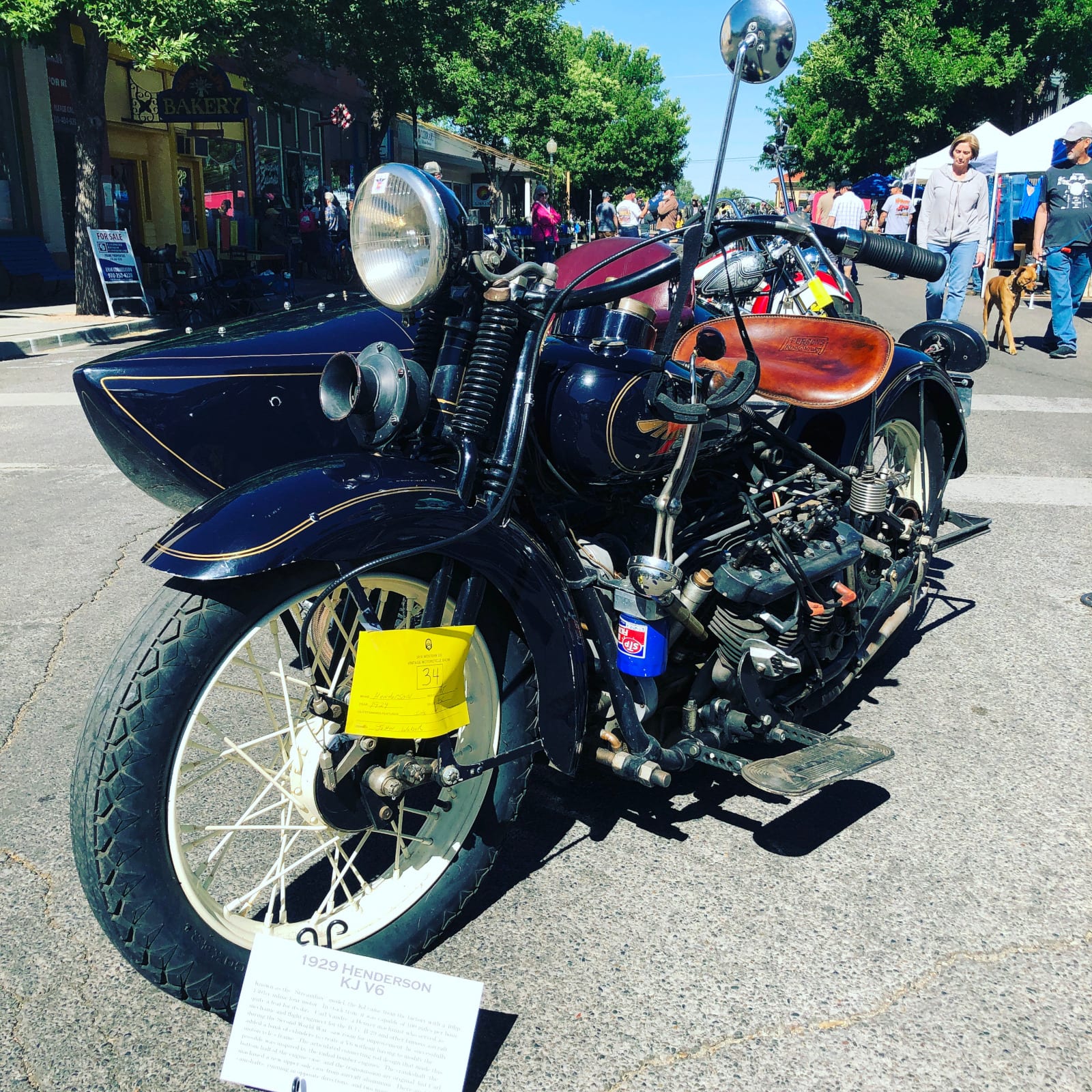 Unknown Motorcycle Show Palisade CO Vintage Cruiser Bike