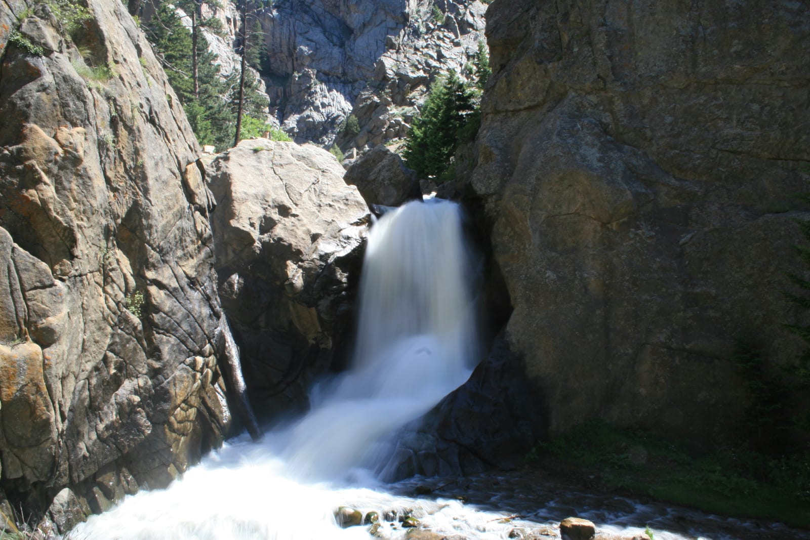 Boulder Falls Boulder CO Hiking Trail To Waterfall In Boulder Canyon