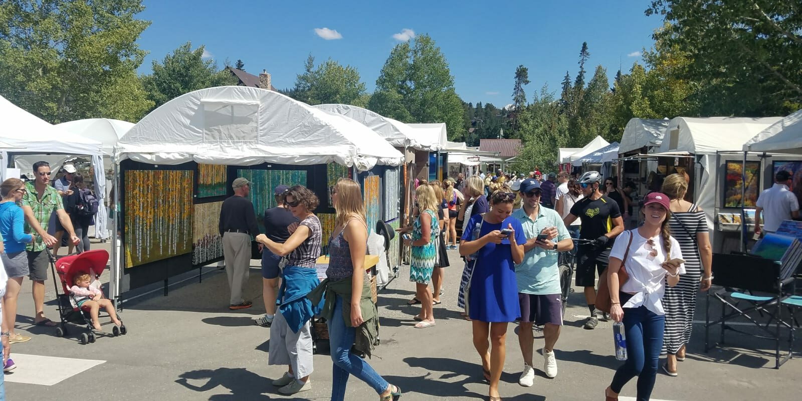 Breckenridge Gathering at the Great Divide Art Festival Colorado