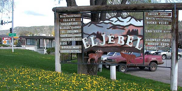 El Jebel Colorado Town Welcome Sign