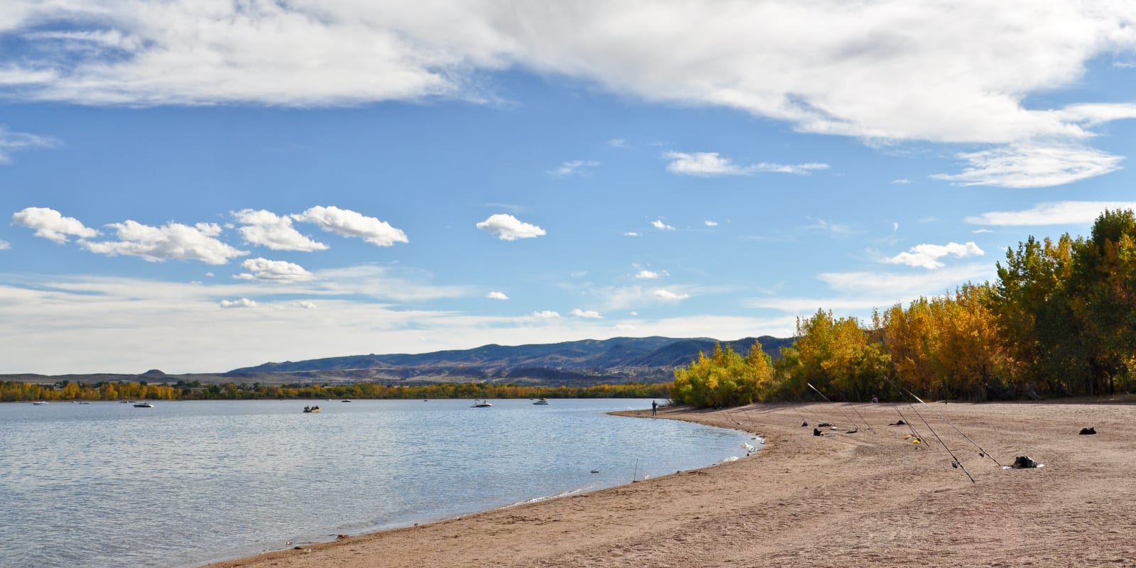 Fishing Around Denver Chatfield Reservoir Shore Fishing Rods