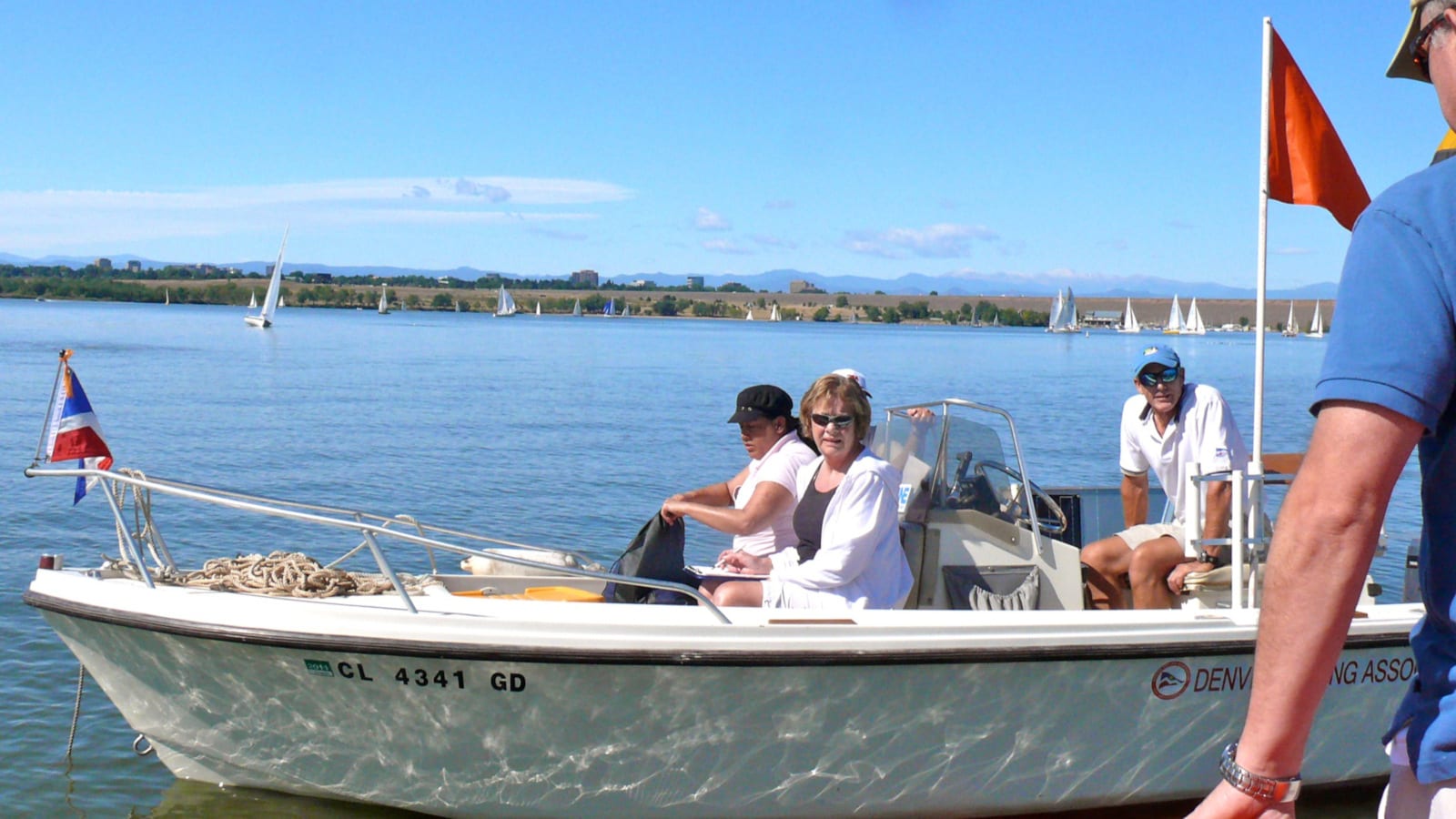 Fishing Around Denver Cherry Creek Reservoir Sailboat