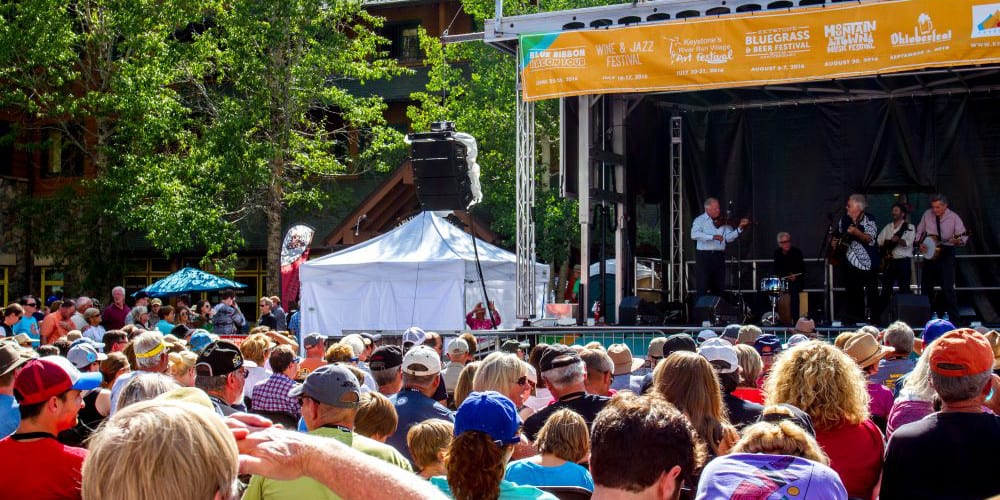 Keystone Bluegrass and Beer Festival Music Concert Stage