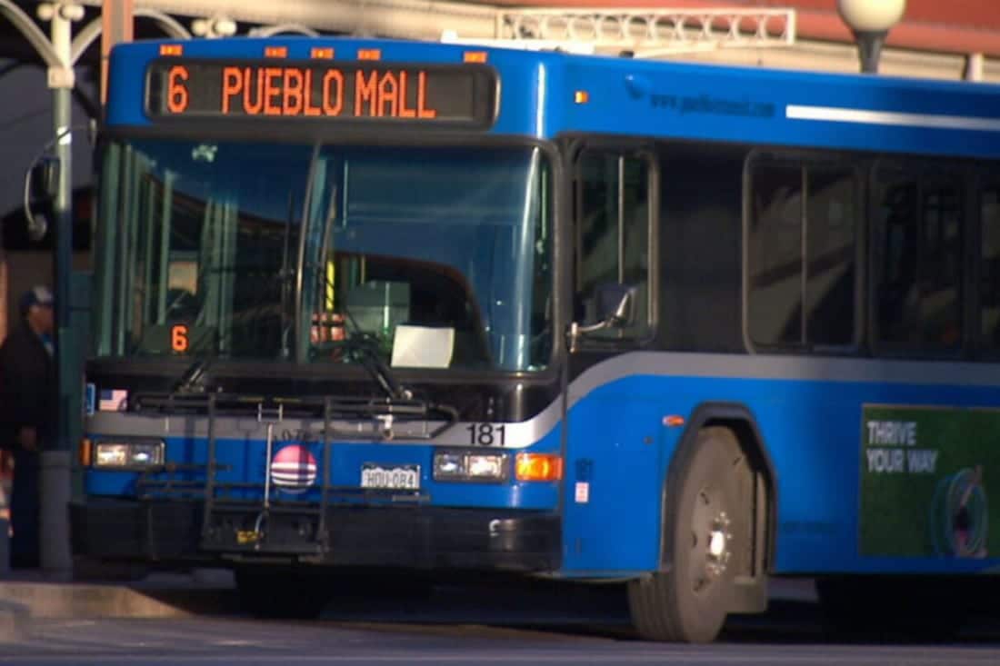 Pueblo Transit Mall Route Colorado Bus