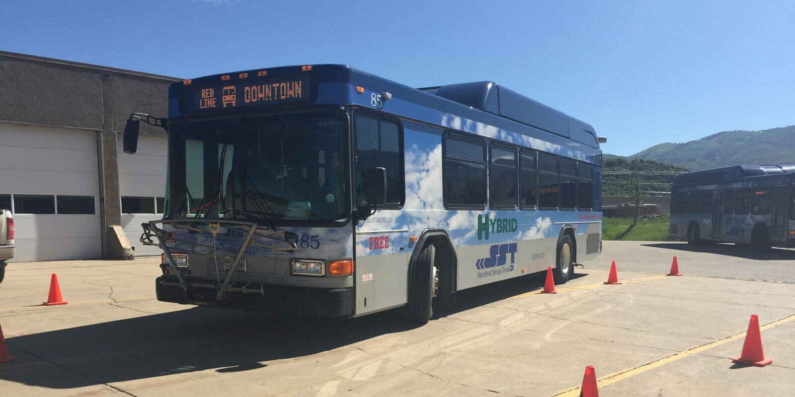 Steamboat Springs Transit Hybrid Bus