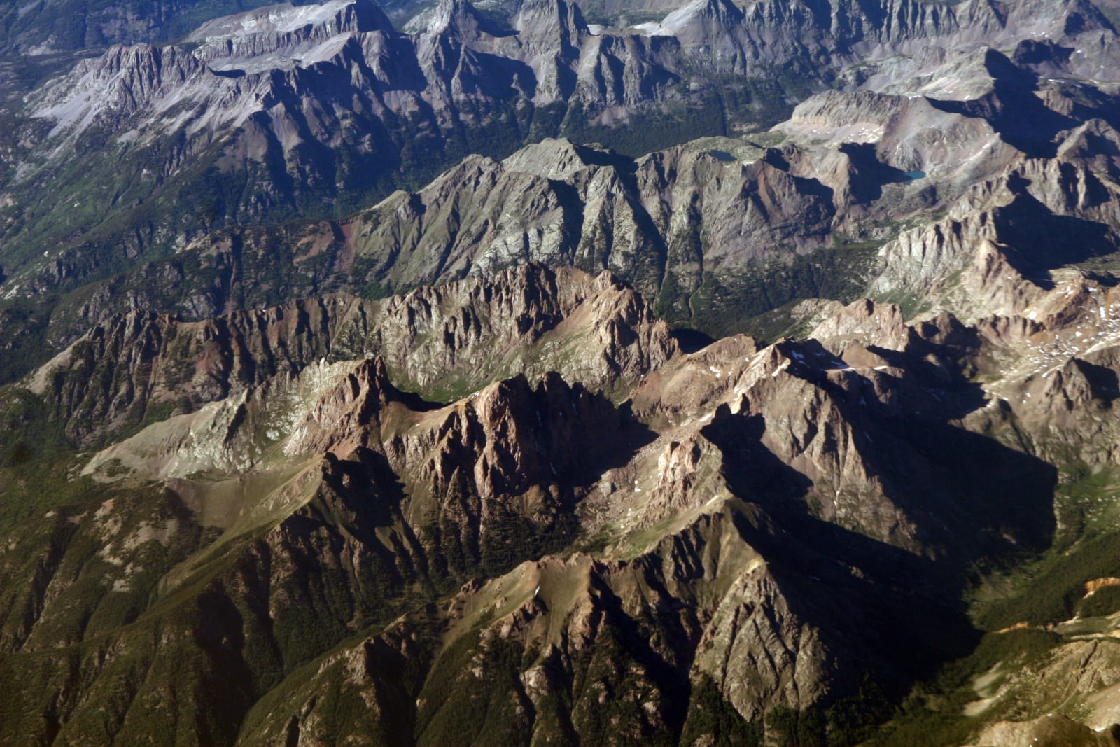 Weminuche Wilderness Needleton Mountains Aerial View