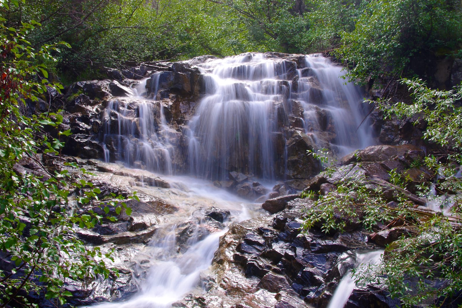 Weminuche Wilderness Chicago Basin Waterfall