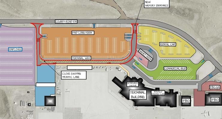 Yampa Valley Regional Airport Map