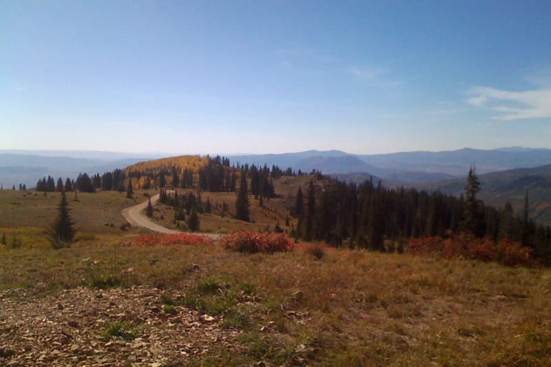 Buffalo Pass Road Summit Steamboat Springs to Walden