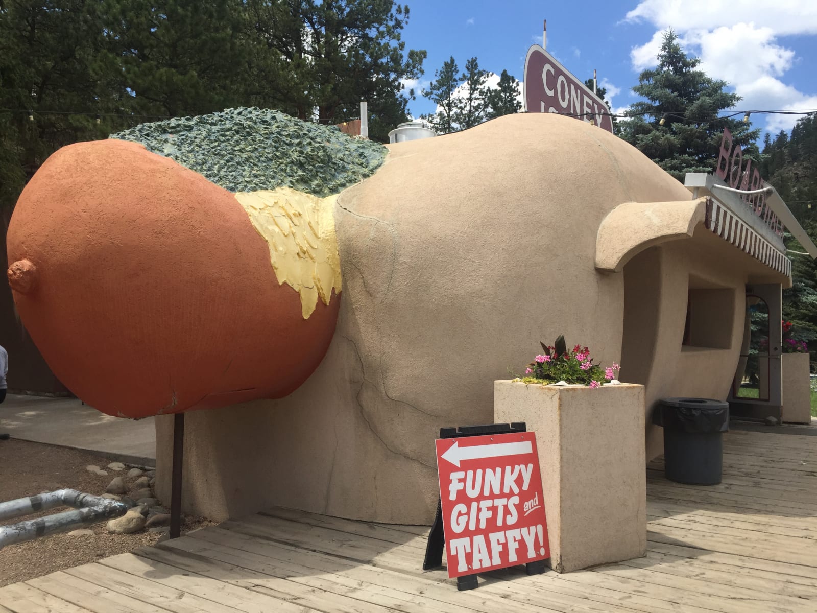 Coney Island Boardwalk Bailey Colorado Hot Dog