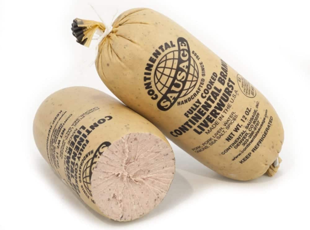 Continental Sausage Charcutnuvo Fully Cooked Liverwurst