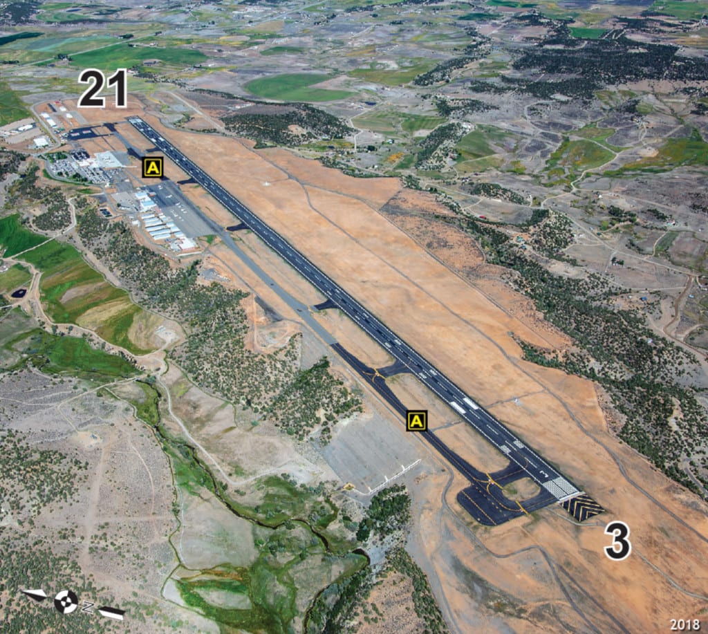 Durango La Plata County Airport Runway Aerial