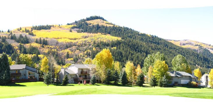 Eagle-Vail Colorado Mountain Peak Autumn