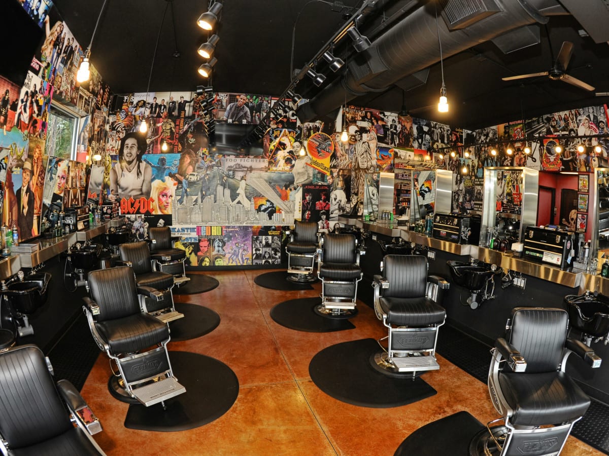 Floyd's 99 Barbershop Interior