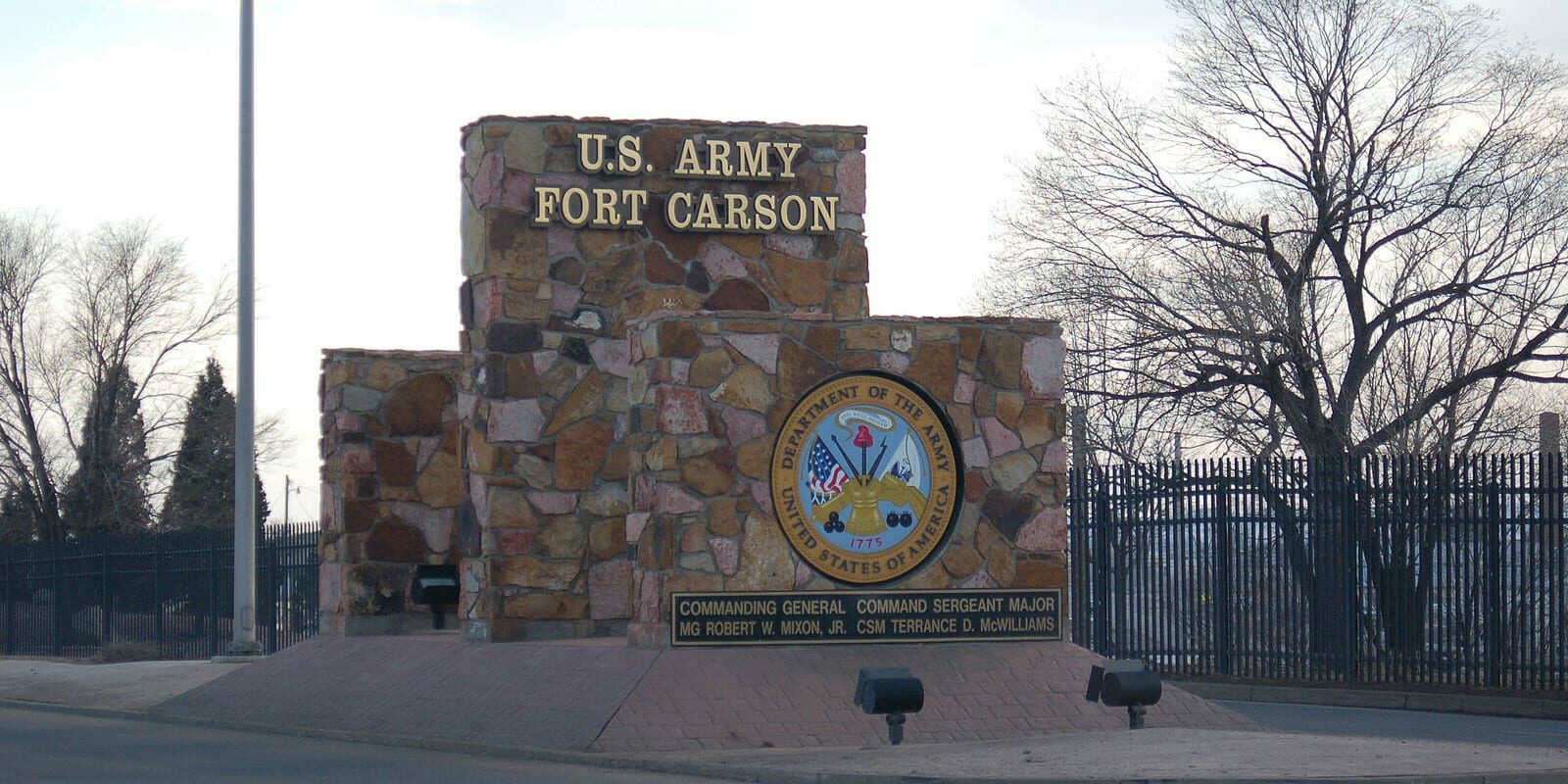 Fort Carson Colorado US Army Entrance