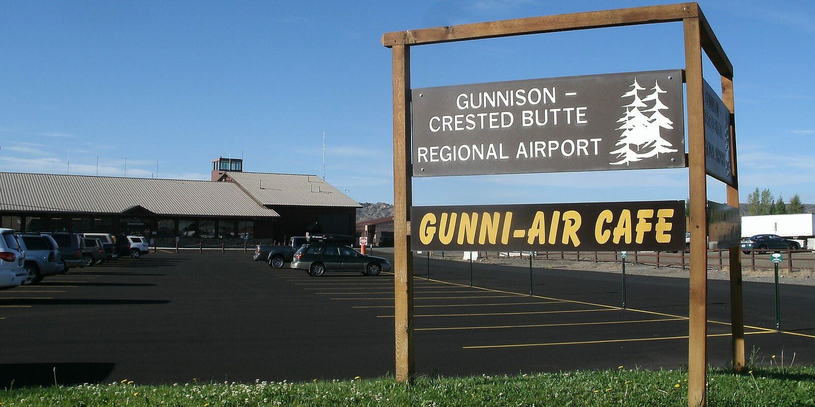 Gunnison-Crested Butte Regional Airport Terminal Sign