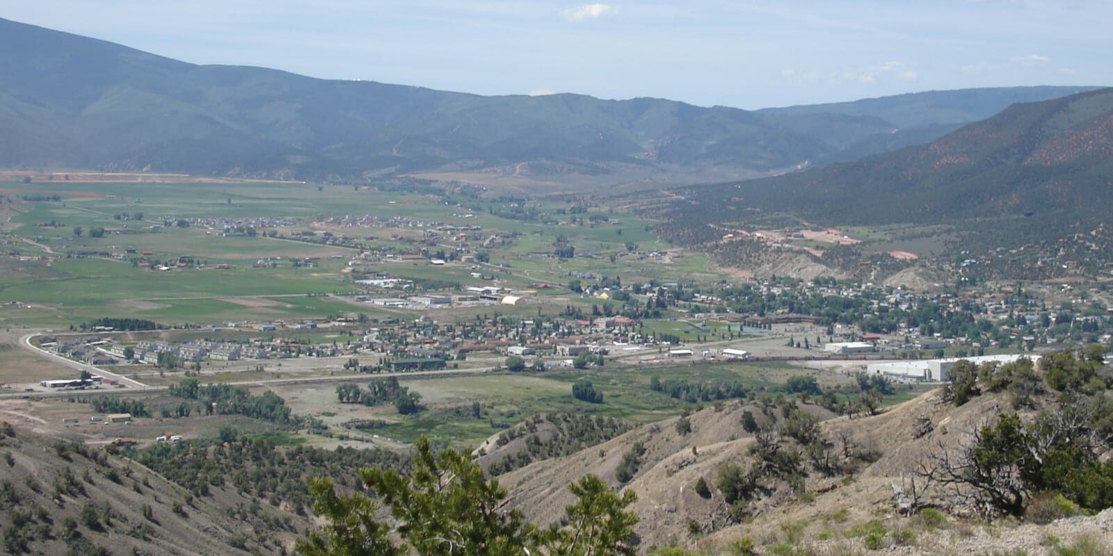 Gypsum Colorado Aerial View