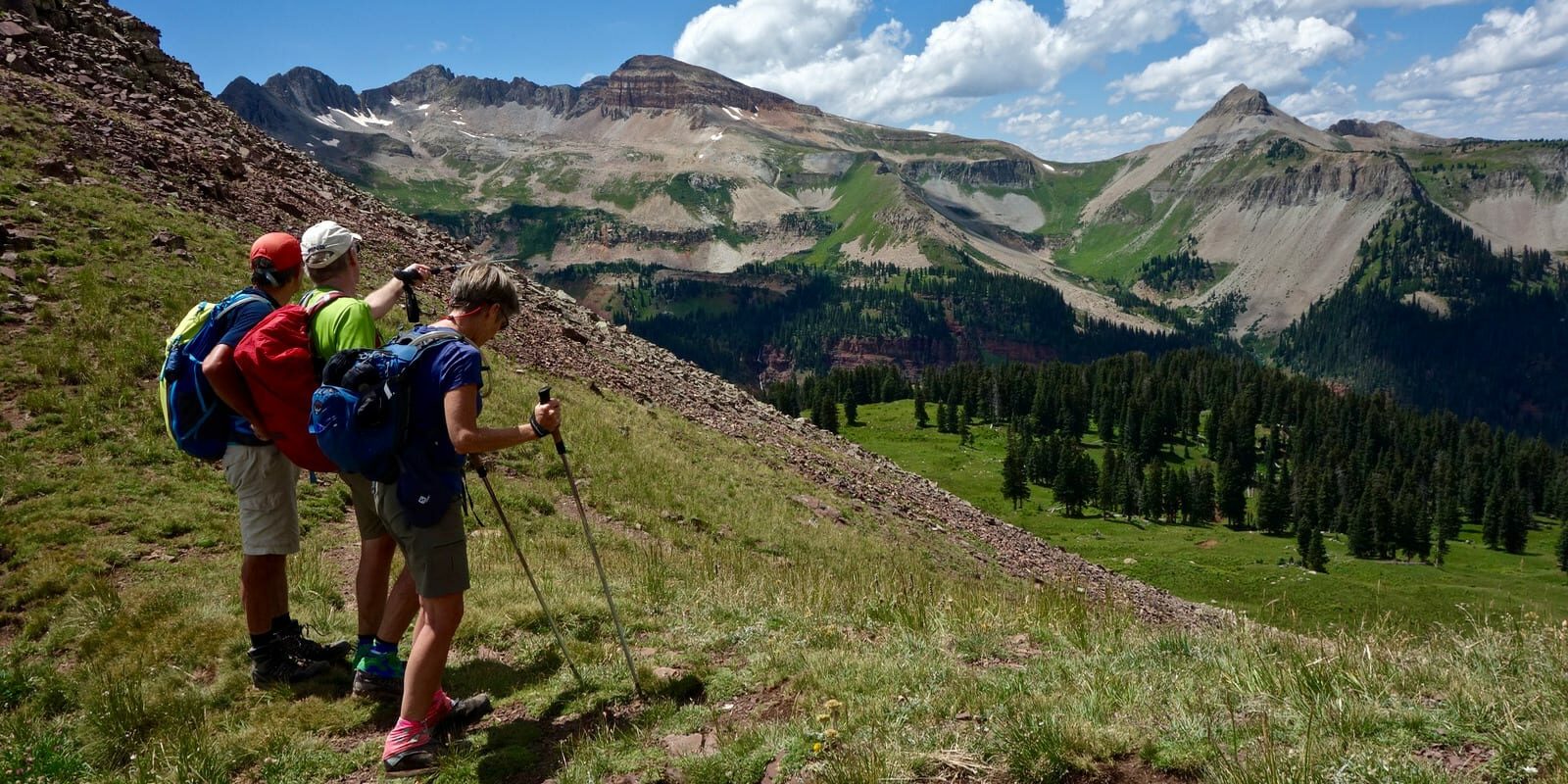 Highline Loop Trail Kennebac Pass to Shark's Tooth Durango Colorado