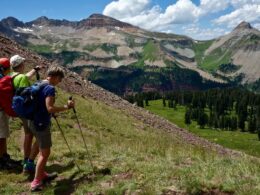 Highline Loop Trail Kennebac Pass to Shark's Tooth Durango Colorado