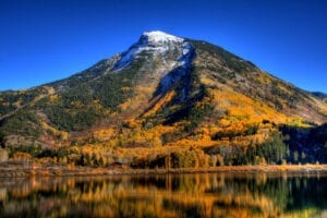 Marble Colorado Beaver Lake Fall Colors