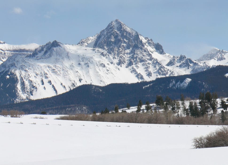 Mount Sneffels Peak Winter